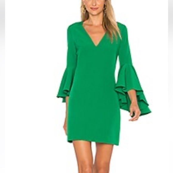 Milly Nicole emerald green dress